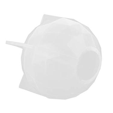 Imagem de Moldes de arte de resina de resina esfera para concreto, Porta-copos faça você mesmo/vaso de flores/cinzeiro/sabão de vela