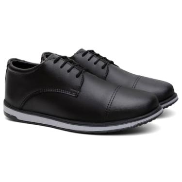 Imagem de Sapato Casual Oxford Masculino – Conforto e Estilo para Todas as Ocasiões (Preto, BR, Adulto, Numérico, 38)