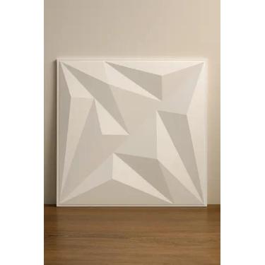 Imagem de Placa Revestimento Parede Diamante 3d 25un 30x30cm + Fita 3m - LUJPDEC