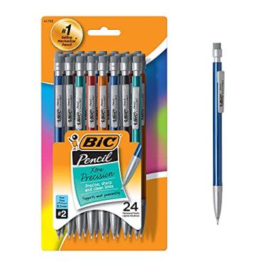 Imagem de BIC Lapiseira Xtra-Precision, barril metálico, ponta fina (0,5 mm), 24 unidades
