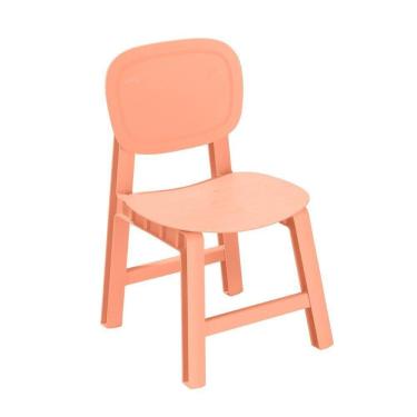 Imagem de Cadeira Infantil em Polipropileno 58cm X 45cm Pêssego