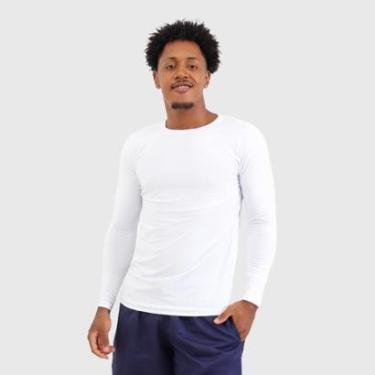 Imagem de Camisa Masculina UV Fit com Manga Longa Performance e Proteção Total-Masculino