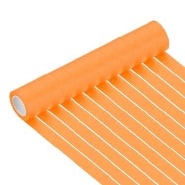 Imagem de PATIKIL Fita adesiva laranja de 2,5 cm x 14 m, 12 rolos de código de cores para pintura de parede e organização de laboratório de ciências