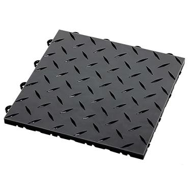Imagem de IncStores Pisos De Ladrilho Intertravados Nitro Pro De 5/8 De Espessura, Piso De Ladrilho De Garagem Para Uma Garagem, Oficina, Galpão Ou Trailer Mais Forte E Seguro, Revestimento De Piso De Garage