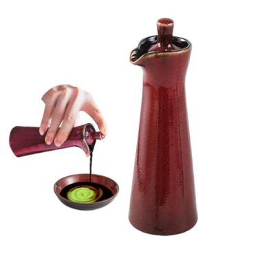 Imagem de JSYTCCJ Garrafa dispensadora de azeite de oliva, dispensador de molho de soja japonês Shoyu Garrafas de óleo de 118 ml para cozinha, recipiente de vinagre adequado para armazenamento de xaropes de