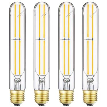 Imagem de HOMOSUM Lâmpada tubular T10 5000 k luz do dia, lâmpada LED E26 regulável 6W 60 Watts lâmpadas Edison, 7,3 polegadas, AC120V, 600LM, LED longo para arandelas de parede, pingente, sala de estar, pacote