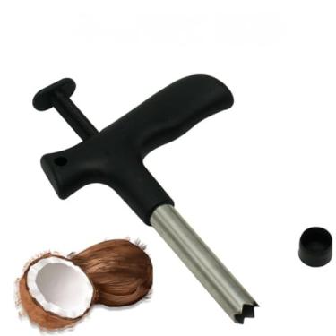 Imagem de Abridor e Furador de Coco Manual Profissional em Aço Inox – Perfurador Resistente e Prático