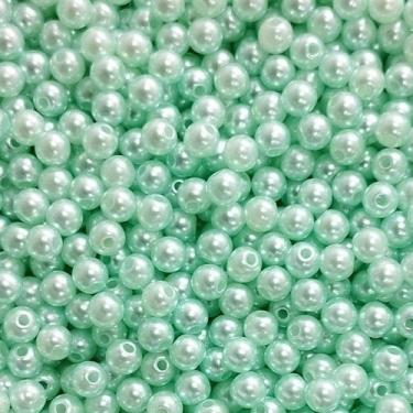 Imagem de PÉROLA DE ABS LISA Nº 05 20G PEROLA 5MM - LADEIRA BIJUTERIAS, VERDE BE