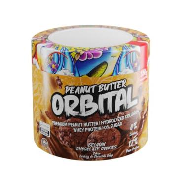 Imagem de Pasta de Amendoim Fit 350g Orbital Gourmet – Fonte de Proteína e Sabor Incrível - Cookies e chocolate belga