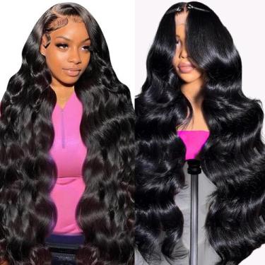 Imagem de Perucas IUpin 250% de densidade 71 cm Body Wave HD Lace Front 13x6