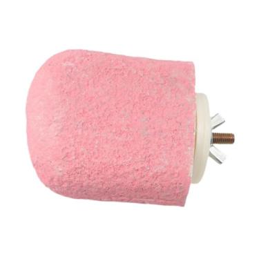 Imagem de IEUDNS Plataforma para pássaros, suporte para papagaios, suporte para brincar, para moer bicos, aparador de garras para araras, pássaros pequenos e médios, Rosa