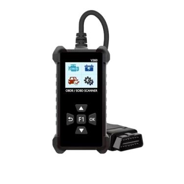 Imagem de SAZDOLN V360 OBD2-Scanner, testador de bateria, scanner OBD2, leitor de código de falha do motor de carro, ferramenta de digitalização de diagnóstico, leitura e limpeza de códigos de erro para