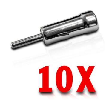 Imagem de Kit com 10 Adaptador de Antena Universal Macho Rádio - Permak