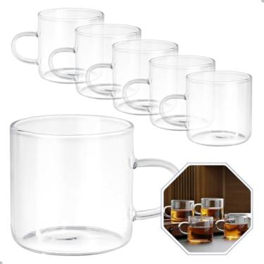 Imagem de CONJUNTO DE 6 XICARAS DE VIDRO BOROSSILICATO 120ML
