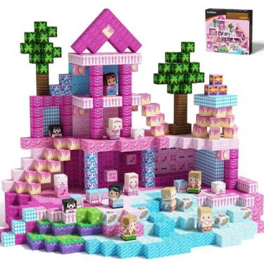 Imagem de Blocos de construção magnéticos Gobidex Princess 100PCS para meninas d