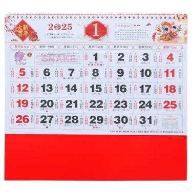 Imagem de Tofficu Calendário de parede chinês de 2025, calendário mensal do ano da cobra, calendário tradicional chinês – Qual é o melhor dia para fazer esse tipo apenas de chinês