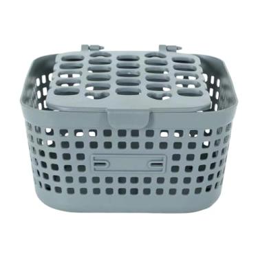 Imagem de oshhni Cesta de bicicleta frontal, bolsa de carga para bicicleta, grande capacidade, transportadora de animais de estimação, bolsa de viagem para bicicleta,