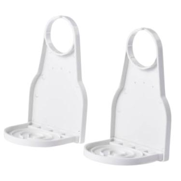 Imagem de Generic Suporte para copos de dispensador de detergente líquido para lavanderia, fácil manutenção, bandeja coletora de com abertura de 1,7 polegadas, 2 Peças