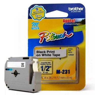 Imagem de Fita para Rotulador 12mm - 8 metros - Brother M23 - Diversos