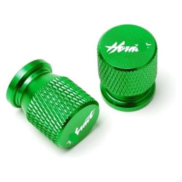Imagem de 2 peças CNC Roda Pneu Válvula Haste Tampas Herméticas Motocicleta Compatível com Hornet CB600F CB600 CB599 Goldwing Gl1800 Hornet 600 (Verde)