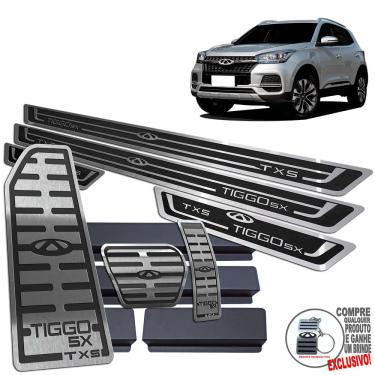 Imagem de Descanso Pedaleira Soleira Tiggo 5X TXS 2019 A 2022 Preto