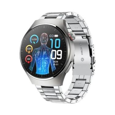 Imagem de Relógio Inteligente Bluetooth Para Homens E Mulheres Com Chamadas, ECG