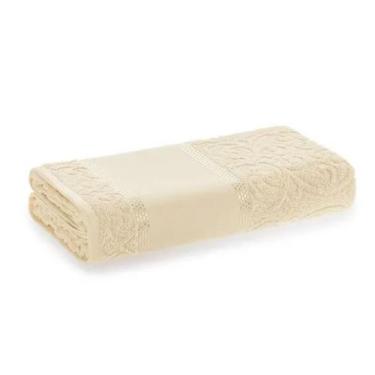 Imagem de Kit 2 Toalhas de Banho + 2 Rosto Para Pintar Melina Karsten, Bege