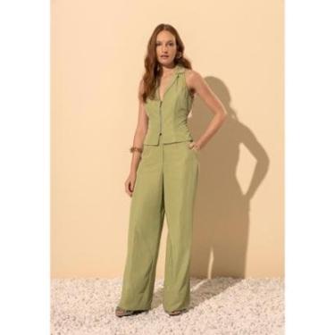 Imagem de Blusa Curta Com Gola E Fechamento Por Zíper-Feminino