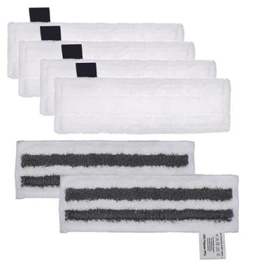 Imagem de Capa de pano de microfibra compatível com limpador a vapor Karcher SC, conjunto de almofadas de esfregão de bolso a vapor para aspirador a vapor Karcher SC SC2 SC3 SC4 SC5