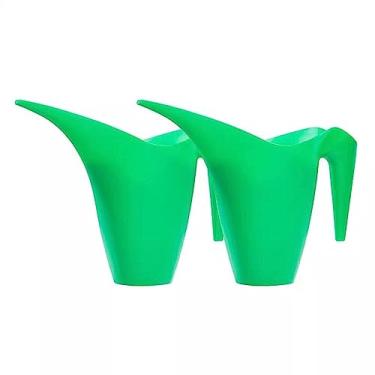 Imagem de Regador Regadores de 2 peças, 1 litro, regador plástico, ideal para plantar flores, jardinagem, plantas, durável, interior, exterior, pátio, gramado e jardim