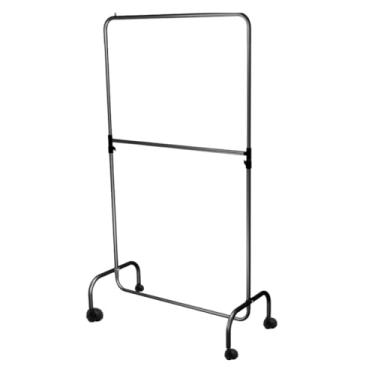 Imagem de Arara Desfile Dupla Com Rodinhas De Chao Desmontavel - Loja Closet 80CM (Rose)