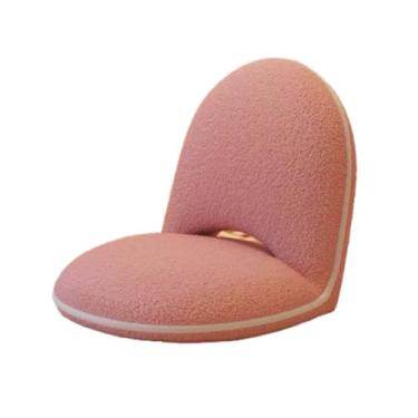 Imagem de Cadeira de chão dobrável, sofá espreguiçadeira para sala de estar, cama, recanto de leitura - Almofada de assento acolchoada dobrável portátil com encosto para adultos, adolescentes, dormitório