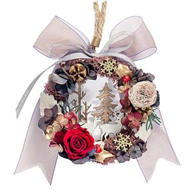 Imagem de WYUYIWH Flor artificial, guirlanda de flores eternas, caixa de presente de flores preservadas românticas preservadas, aniversário de rosa verdadeira, aniversário de melhor amiga, namorada, decoração