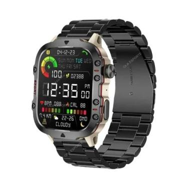 Imagem de Relógio Inteligente Militar Masculino, Monitor De Frequência Cardíaca,