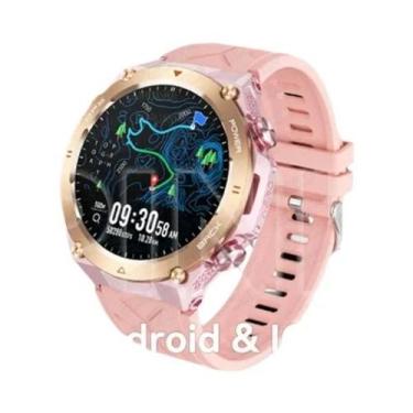 Imagem de Relógio Inteligente Militar Masculino Com GPS, Tela AMOLED HD De 1.43 