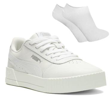 Imagem de Kit Tênis Puma Carina L Feminino + Par De Meia
