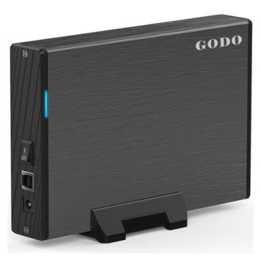 Imagem de Compartimento de disco rígido GODO USB 3.0 a 3,5 polegadas SATA HDD/SS