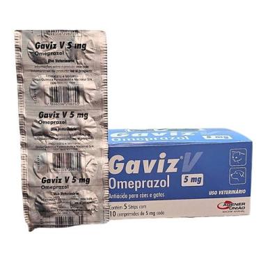 Imagem de Gaviz v 5mg 1 cartela c/ 10 comprimidos - AGENER UNIAO, 5