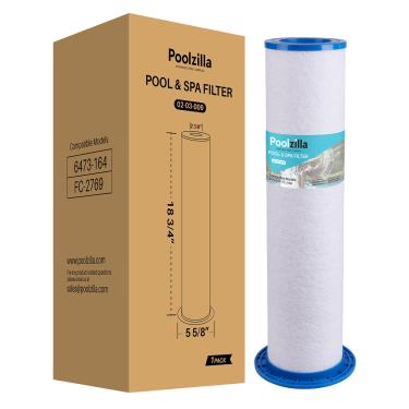 Imagem de Poolzilla 1 pacote de substituição para filtro interno de spa [47 cm C x 14 cm OD] Sundance 6473-164, Sundance Micro Clean Inner, UFC-164, Filbur FC-2769, SD-01293, AK-6473164, cartucho de filtro
