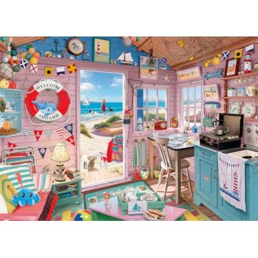 Imagem de Ravensburger My Haven No.7: My Beach Hut 1000 Piece Jigsaw Puzzle for Adults - 12000032 - Handcrafted Tooling, Made in Germany, Every Piece Fits Together Perfectly
