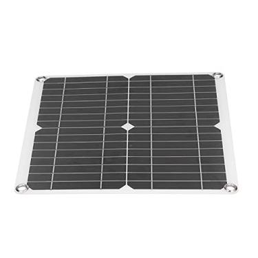 Imagem de Cryfokt Kit de Painel Solar Flexível Portátil de 18 V Com Alta Taxa de Conversão para Placa de Carregamento Solar, Perfeito para Satélites, Estações Espaciais, Adequado para Viagens