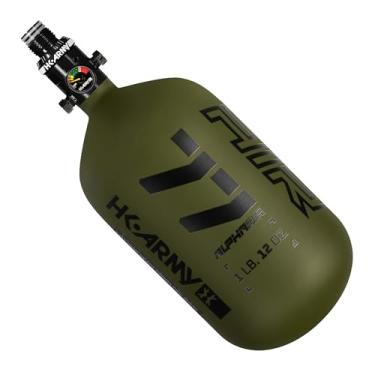 Imagem de HK Army Tanque de paintball HPA - Tanque leve de ar comprimido de fibra de carbono Alpha Air - 77ci/4500 psi Striker