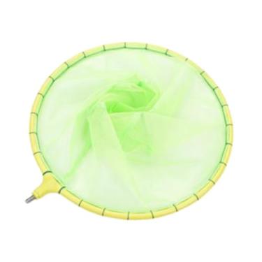 Imagem de KiBcsLic Rede de pesca Redes de desembarque de peixes Barcos Pesca Água doce Leve Fácil armazenamento Macio Dobrável Secagem rápida Rede de desembarque de, Green L