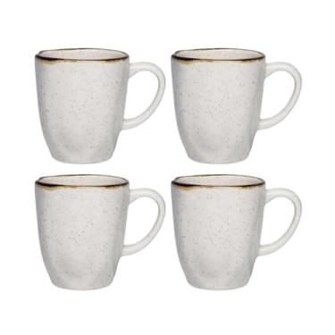 Imagem de Conjunto Kit com 4 Canecas, 380ml Pocelana Ryo Maresia Oxford