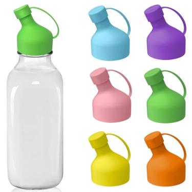 Imagem de Tampas de silicone para mamadeiras de leite, tampas de bico de 48 mm de diâmetro, 6 pacotes de tampas de substituição para Stanpac e Libbey e estoque sua casa e loja de laticínios, sem BPA