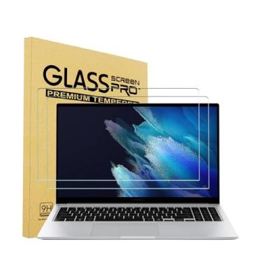 Imagem de i-Tensodo Pacote com 2 protetores de tela de vidro temperado para laptop 2 em 1 Samsung Galaxy Book4/Book 4 Pro/Book3/Book2 Pro 360 2 em 1, HD Clear, 9H, antiarranhões