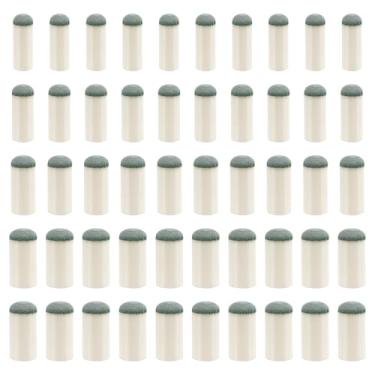 Imagem de 50 peças de substituição de pontas de taco de bilhar, 4 tamanhos, pontas de taco de sinuca, pontas de taco de sinuca, pontas de empurrar para tacos de sinuca, acessórios de mesa de sinuca e bilhar