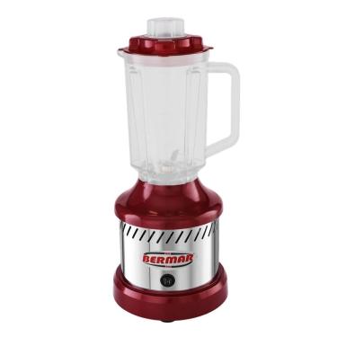 Imagem de Liquidificador Alta Rotação Bermar 1,75 Litros Vinho Copo Plástico BM-144 127V
