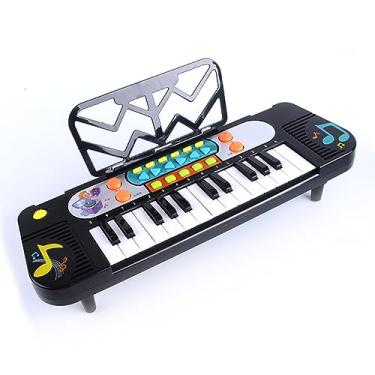 Imagem de RiToEasysports Teclado Eletrônico para Crianças, Instrumento Portátil de Aprendizagem de Música para Iniciantes, para Escola Em Casa (com folhas 25 teclas 11 modos)