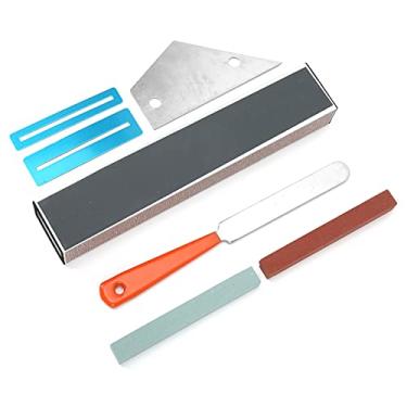 Imagem de XUXHOU Kit de Ferramentas Luthier de Guitarra para Limpeza, Polimento e Nivelamento - Perfeito para Reparos de Guitarra - Aço Inoxidável e Material Metálico Adequado para Músicos e Entusiastas de